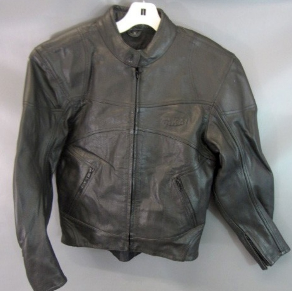 Takai leather riding jacket
